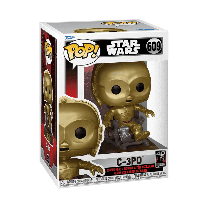 Фото №2 коллекционной фигурки POP! Bobble Star Wars Ep 6 RotJ 40th C-3PO in chair