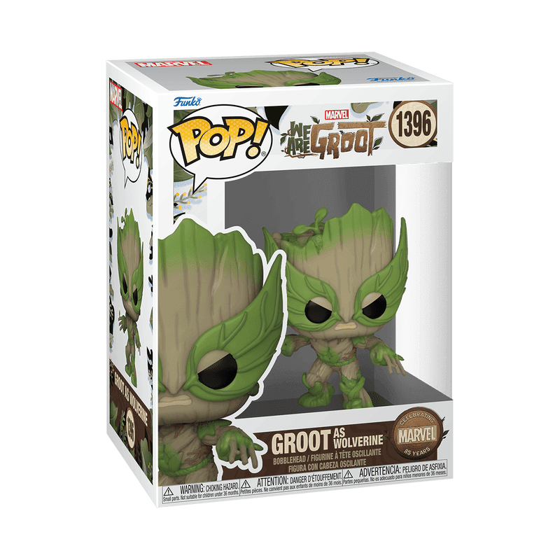 Фото №2 коллекционной фигурки POP! Bobble Marvel We Are Groot as Wolverine