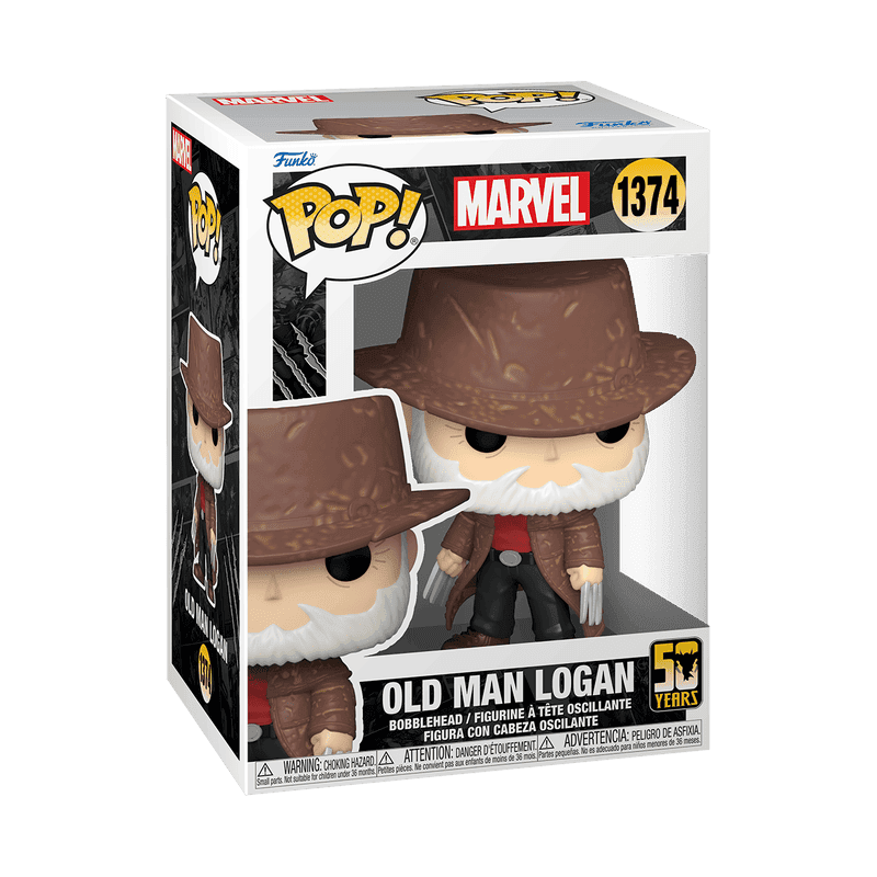 Фото №2 коллекционной фигурки POP! Bobble Marvel Wolverine 50th Old Man Logan