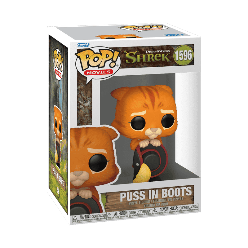 Фото №1 коллекционной фигурки POP! Movies Shrek DW 30th Puss in Boots