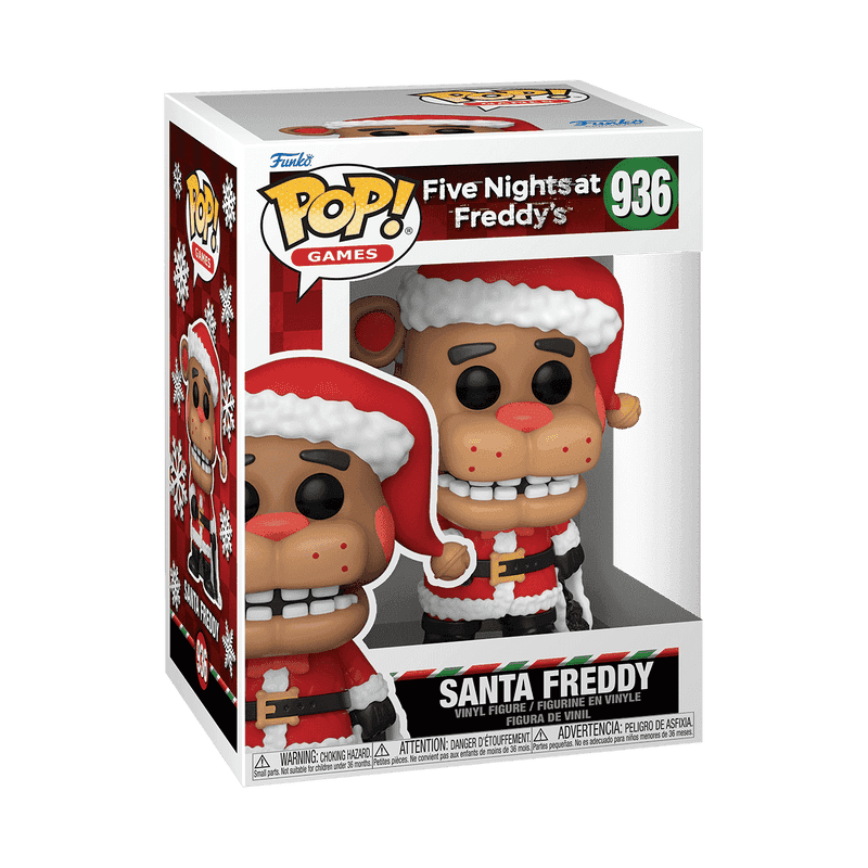 Фото №2 коллекционной фигурки POP! Games FNAF Holiday Santa Freddy Fazbear
