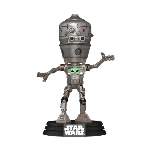 POP! Deluxe Star Wars Mandalorian S10 IG-12 with Grogu