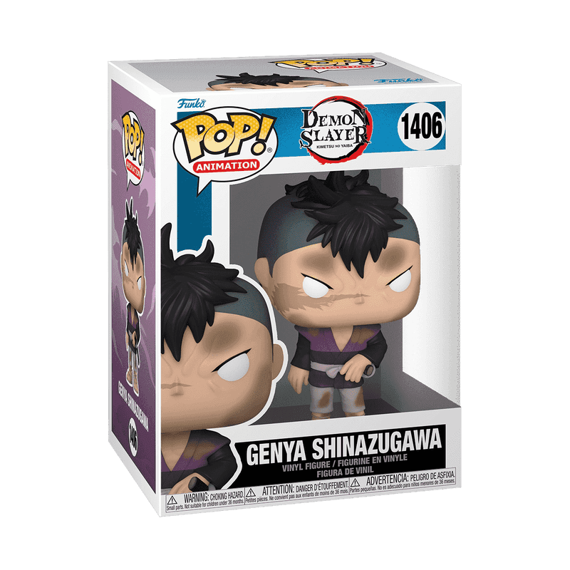 Фото №2 коллекционной фигурки POP! Animation Demon Slayer Genya Shinazugawa
